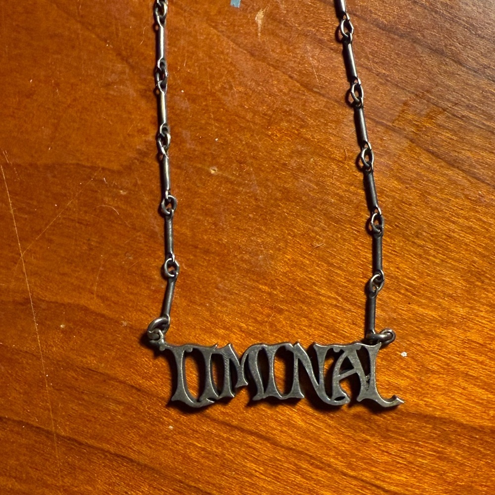 bloodmilk library liminal necklace